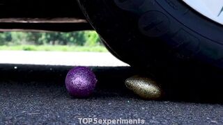 EXPERIMENT: Car vs SOCCER BALL & BASKETBALL
