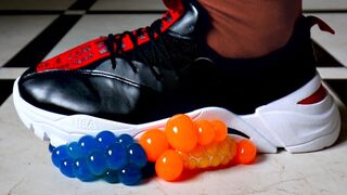 Crushing Crunchy & Soft Things by Sneakers. Experiment: Shoes vs Slime