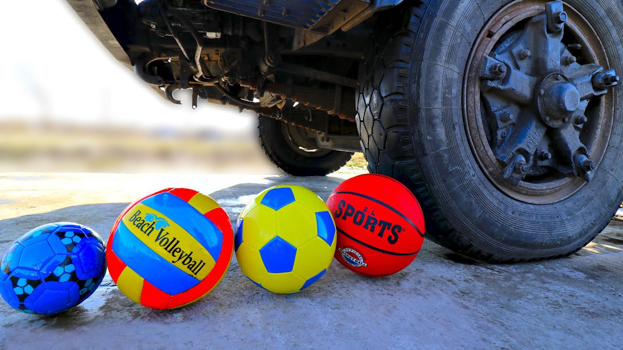 EXPERIMENT TRUCK vs BALLS