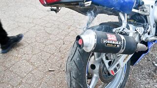 EXPERIMENT SMOKE TUBE in MOTORCYCLE EXHAUST