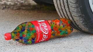 EXPERIMENT Car vs ORBEEZ & Coca Cola Crushing Crunchy & Soft Things by Car