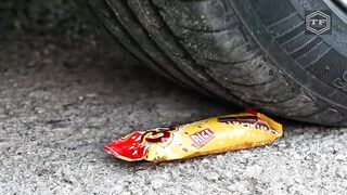 EXPERIMENT CAR vs MARBLES Crushing Crunchy & Soft Things by Car!