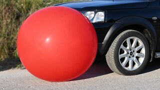 EXPERIMENT Car vs HUGE BALLOON Crushing Crunchy & Soft Things by Car