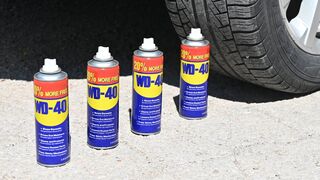 EXPERIMENT CAR vs WD-40 Crushing Crunchy & Soft Things by Car