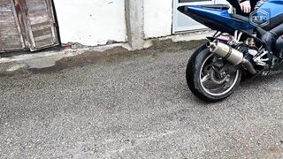 EXPERIMENT 10000 AIRSOFT BBs in MOTORCYCLE EXHAUST