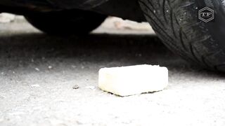 EXPERIMENT Car vs 1000 Marbles Crushing Crunchy & Soft Things by Car
