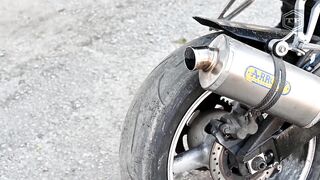 EXPERIMENT GASOLINE in MOTORCYCLE EXHAUST