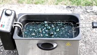 EXPERIMENT 10000 MARBLES in FRYER 300°C