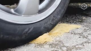EXPERIMENT Car vs Wooden Crayons Crushing Crunchy & Soft Things by Car!