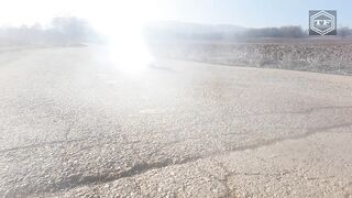 EXPERIMENT SKATEBOARD WITH FIRECRACKER ROCKET ENGINE