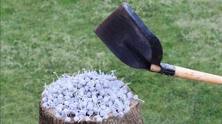 EXPERIMENT 1000 SNAPPERS FIRECRACKERS vs SHOVEL