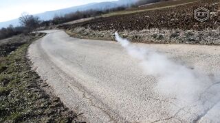 EXPERIMENT TOY CAR WITH ROCKET ENGINE