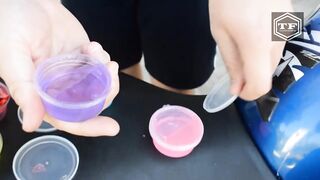 EXPERIMENT SLIMES in MOTORCYCLE EXHAUST
