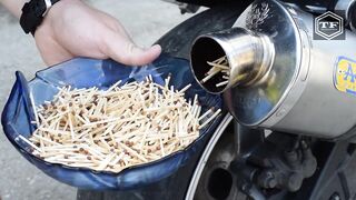 EXPERIMENT 10000 MATCHES in MOTORCYCLE EXHAUST