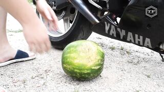 EXPERIMENT MOTORCYCLE vs WATERMELON