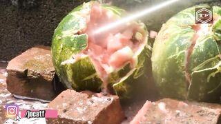 EXPERIMENT HIGH PRESSURE WASHER 10000 PSI vs 3 WATERMELONS