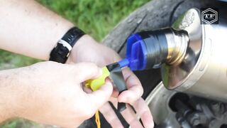 EXPERIMENT WHISTLE ON MOTORCYCLE EXHAUST