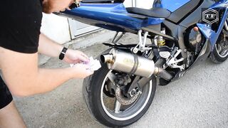 EXPERIMENT 10.000 EUROS IN MOTORCYCLE EXHAUST