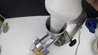 Crushing Crunchy & Soft Things by Meat Grinder!