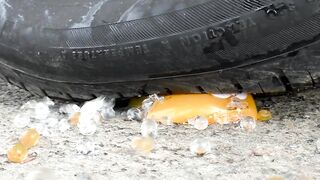 Crushing Crunchy & Soft Things by Car. Satisfying videos