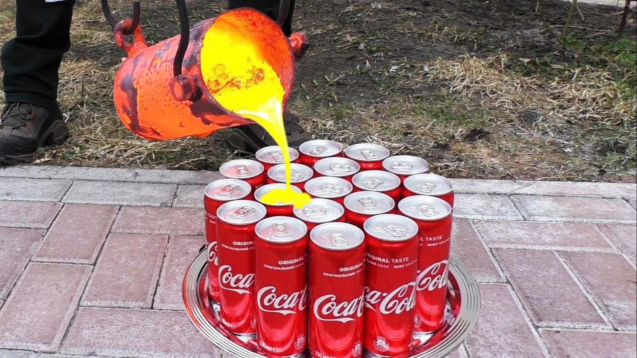 EXPERIMENT LAVA Vs COCA COLA