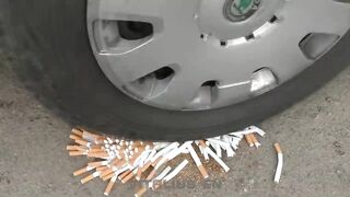 EXPERIMENT: CAR VS 1000 CIGARETTES