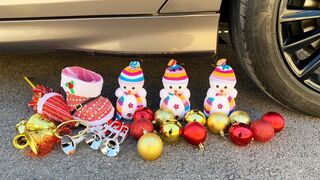 Experiment: Car Vs Christmas Decorations