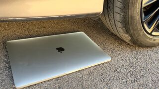 Crushing Crunchy & Soft Things by Car - Satisfying videos - Car vs MacBook Pro