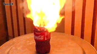 Match Chain Reaction With Coca Cola | Amazing Fire Domino