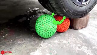 Crushing Crunchy & Soft Things by Car | Experiment Car vs Stretch Armstrong, Coca Cola, Watermelon
