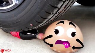 Experiment Car vs Coca Cola, Fanta, Mirinda in Water Balloons |Crushing Crunchy & Soft Things by Car