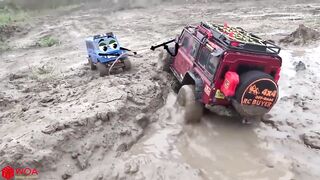 Monster Car Mud Off Road | MUD Challenge Extreme: Monster Truck vs Jeep Rubicon - Woa Doodland