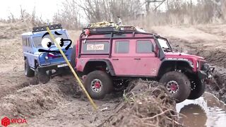 Monster Car Mud Off Road | MUD Challenge Extreme: Monster Truck vs Jeep Rubicon - Woa Doodland
