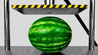 Experiment Hydraulic Press Vs Watermelon