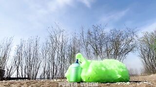 Experiment: Sprite, Mentos and Giant Balloon!