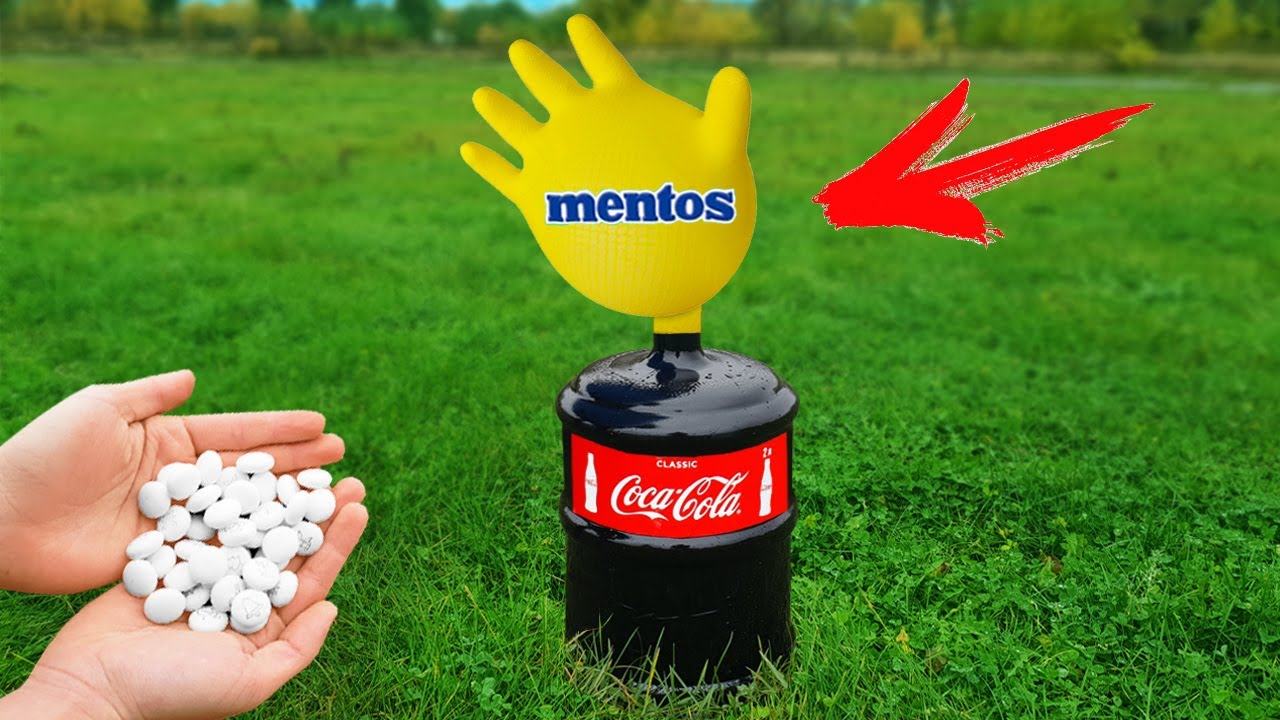 Experiment Coca Cola and Mentos 7 Amazing Tests