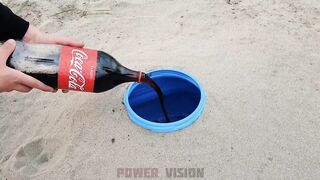 Experiment: Coca Cola, Vinegar, Baking Soda and Mentos Underground!