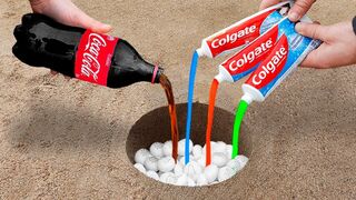 Coca Cola, Mentos and Toothpaste Underground