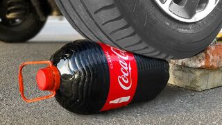 Experiment Car vs Coca Cola | Crushing Crunchy & Soft Things by Car