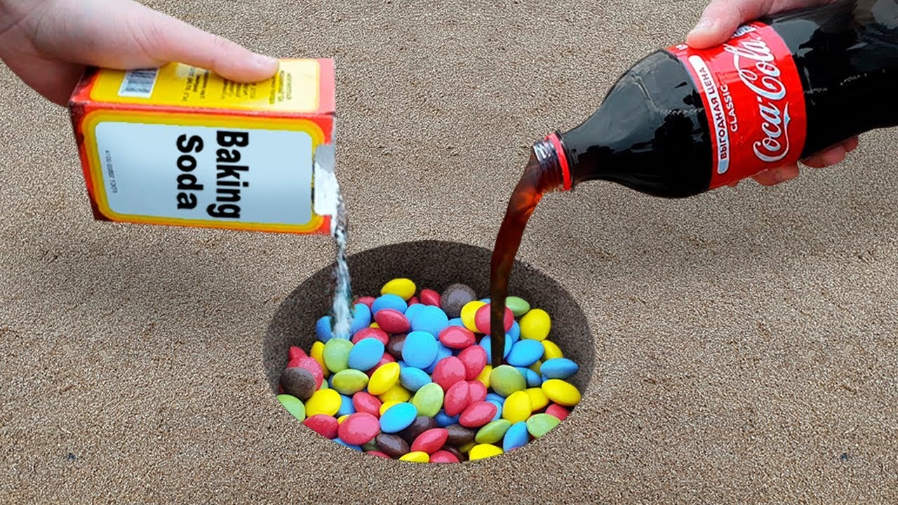 Coca Cola and Baking Soda Underground!