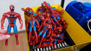 Experiment: Shredding Spider-Man Figures