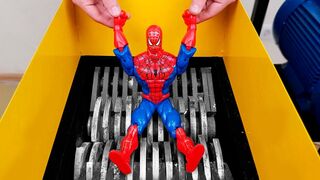 Experiment: Shredding Machine Vs Spider Man