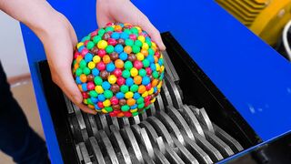 Experiment: Shredding Candy Ball