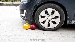 Experiment: Car Vs Jelly Balloons