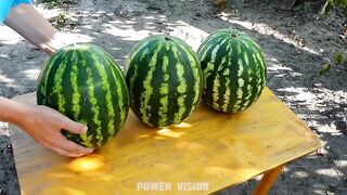 Experiment: Machete Vs Watermelons