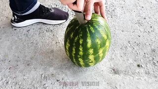 Experiment: Phone Inside a Watermelon