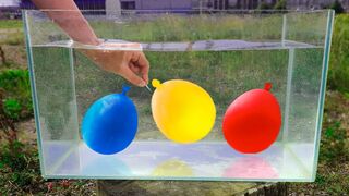 Experiment: Balloons Under Water