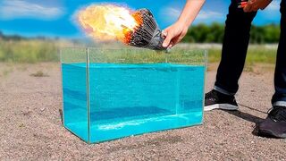 Experiment: 1000 Sparklers Under Water