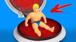 Experiment: Waffle Maker Vs Stretch Armstrong