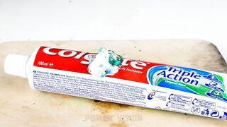 Experiment: Meat Grinder Vs Rainbow Toothpaste